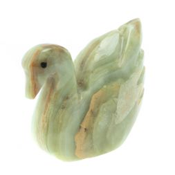 Сувенир "Лебедь" из оникса 8х3х6,5 см (3)