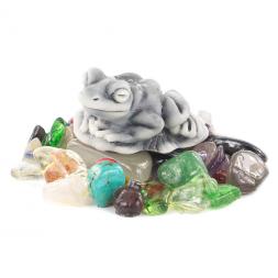 Сувенир из мрамолита "Лягушка"