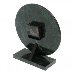 Часы настольные из змеевика 20х7х22 см