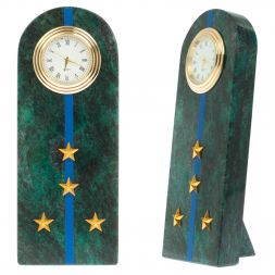 Часы-погон "Капитан МЮ" камень змеевик