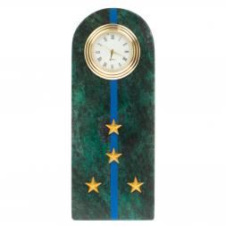 Часы-погон "Капитан МЮ" камень змеевик