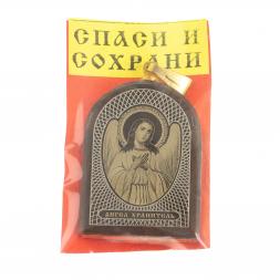 Брелок-кулон оберег "Ангел" камень обсидиан