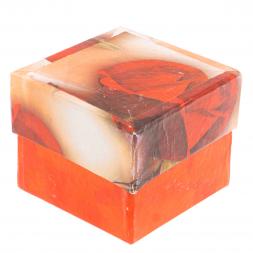 Шкатулка из зелено-коричневого оникса 6х6х4,5 см (2,5)