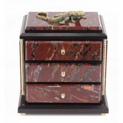 Подарочный ларец из яшмы и долерита