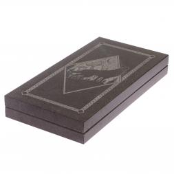 Нарды "Хищники" из камня гранит