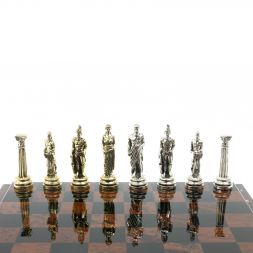 Шахматы "Олимпийские игры" доска 40х40 см из обсидиана