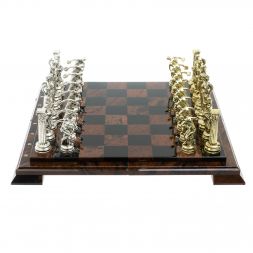 Шахматы "Олимпийские игры" доска 40х40 см из обсидиана