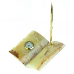 Часы "Книжка" из оникса (6х8)