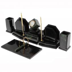 Письменный прибор &amp;quot;Куб&amp;quot; из змеевика