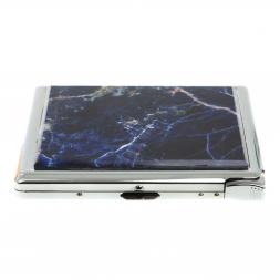 Портсигар на 10 сигарет с зажигалкой камень содалит