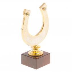 Подкова сувенирная "На удачу" камень яшма в подарочной коробке Златоуст