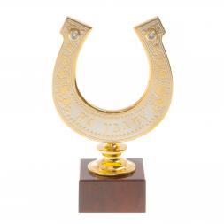 Подкова сувенирная "На удачу" камень яшма в подарочной коробке Златоуст