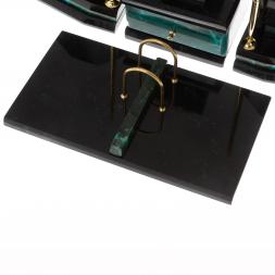 Письменный набор из змеевика &amp;quot;Куб&amp;quot;