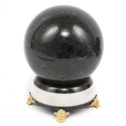 Шар "Антистресс" черный змеевик 11см