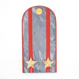 Сувенирный магнит "Погон Подполковник МВД" камень мрамор