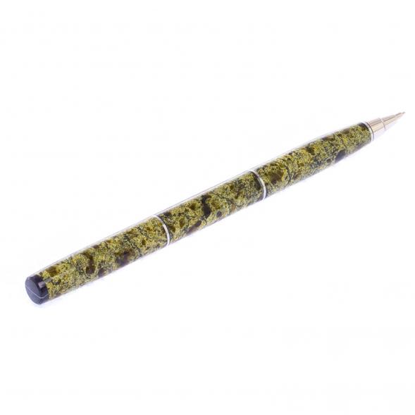 Ручка шариковая из змеевика 124834