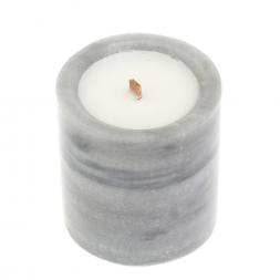 Свеча круглая из мрамора 4,8х4,8х5,3 см