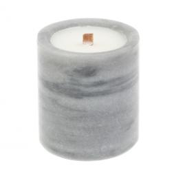 Свеча круглая из мрамора 4,8х4,8х5,3 см
