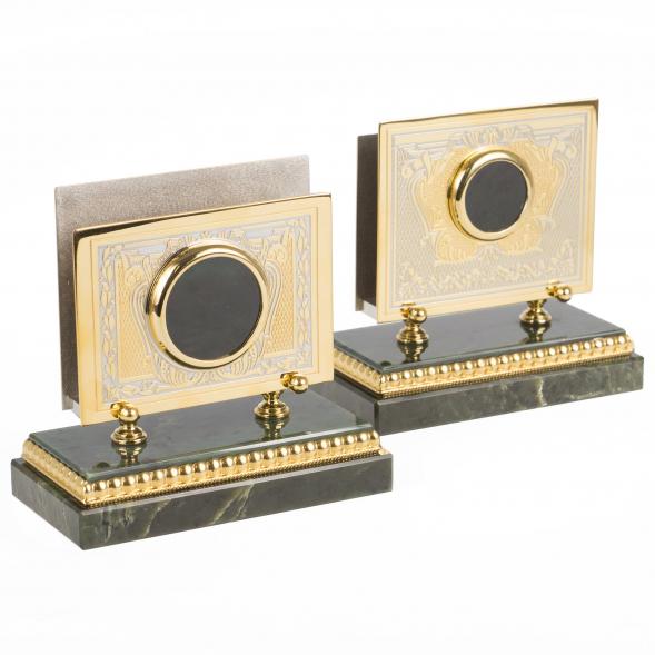 Настольный набор из нефрита &amp;quot;Конь с попоной&amp;quot; 119148