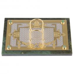 Настольный набор из нефрита &amp;quot;Конь с попоной&amp;quot;