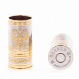 Набор из двух стопок &amp;quot;Герб России&amp;quot; 40 мл Златоуст