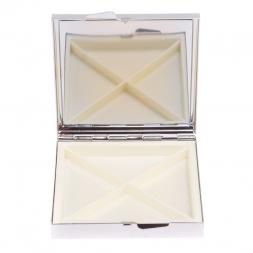 Таблетница на 4 отделения камень лазурит афганский цвет серебро