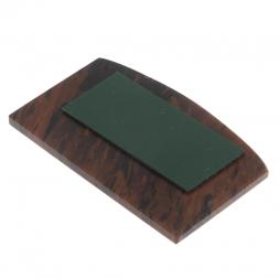 Икона в автомобиль "Молитва водителя" 7х4,5 см из коричневого обсидиана