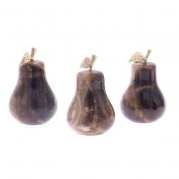 Груша сувенирная из коричневого оникса 3,7х5,8 см (1,5х2)