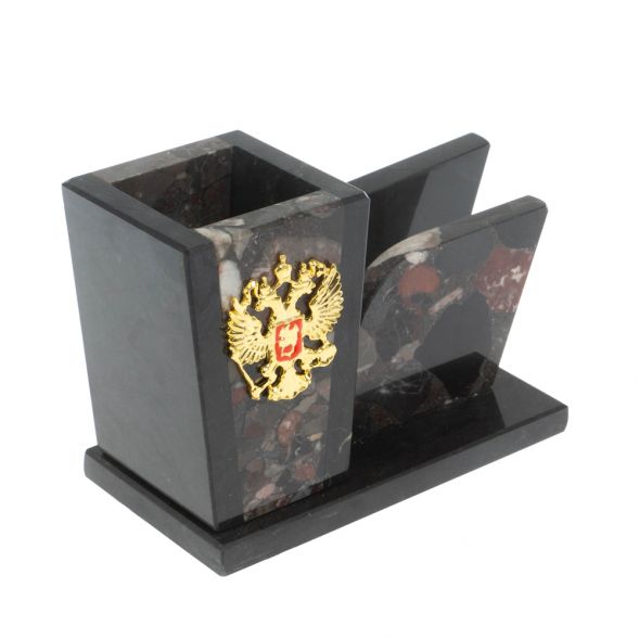 Карандашница из конгломерата 16х7х10 см 127899