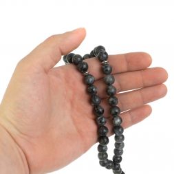 Четки из лабрадорита круглые 35 бусин