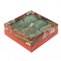 Набор стопок из оникса 6 штук в картонной коробке 40 мл 5х6,5 см (2х3)