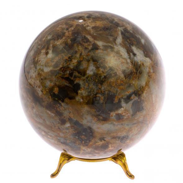 Шар из камня 10,5 см офиокальцит 121567