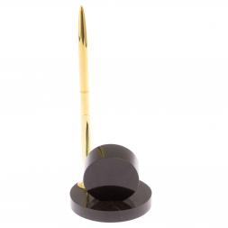 Часы настольные с ручкой камень хризоколла