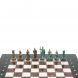Шахматы &amp;quot;Римские воины&amp;quot; фигуры бронза / патина 28х28 см из мрамора и лемезита 128207