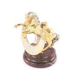 Сувенир из яшмы "Подкова на удачу"