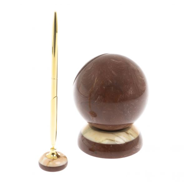 Часы &amp;quot;Шар Антисресс&amp;quot; из лемезита с ручкой 129347