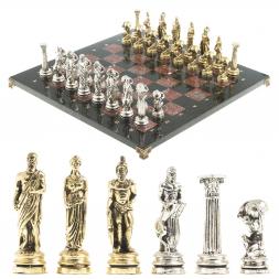 Шахматы "Атлас" доска 44х44 см креноид фигуры металлические