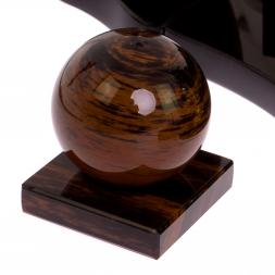 Письменный набор &amp;quot;Губернатор&amp;quot; из обсидиана