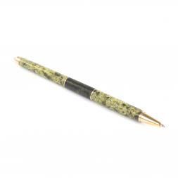 Шариковая ручка камень змеевик