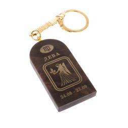 Брелок из обсидиана знак зодиака "Дева"