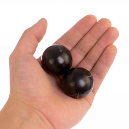 Шары для массажа 3,5 см из черного мрамора