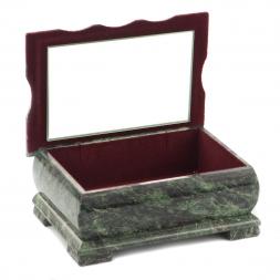 Шкатулка с расписной крышкой "Зимний пейзаж" 17х12х7,5 см