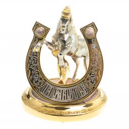 Сувенир "Подкова на счастье" яшма Златоуст