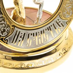 Сувенир "Подкова на счастье" яшма Златоуст