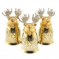 Стопки перевертыши "Лось" 70 мл 3 шт Златоуст