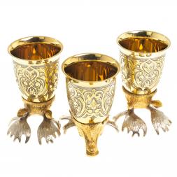 Стопки перевертыши "Лось" 70 мл 3 шт Златоуст