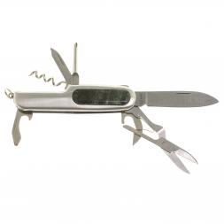 Нож мультитул складной 7 в 1 с камнем актинолит