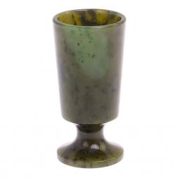 Рюмка на ножке из нефрита 40 мл 4х8 см