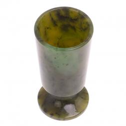 Рюмка на ножке из нефрита 40 мл 4х8 см