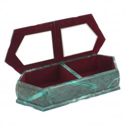 Шкатулка "Осенний и зимний пейзажи" 29,5х12х8 см